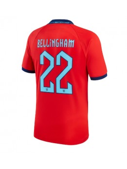Moški Nogometna dresi replika Anglija Jude Bellingham #22 Gostujoči SP 2022 Kratek rokav